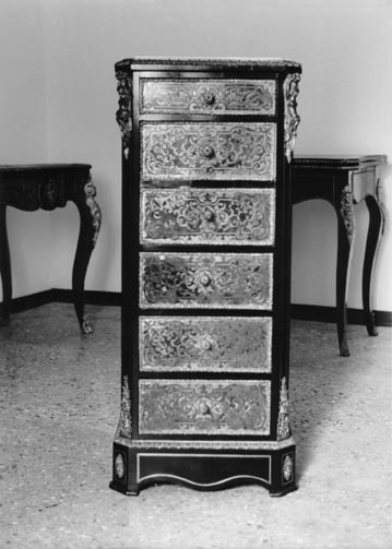 cassettiera, opera isolata - manifattura francese (?) (metà XIX)