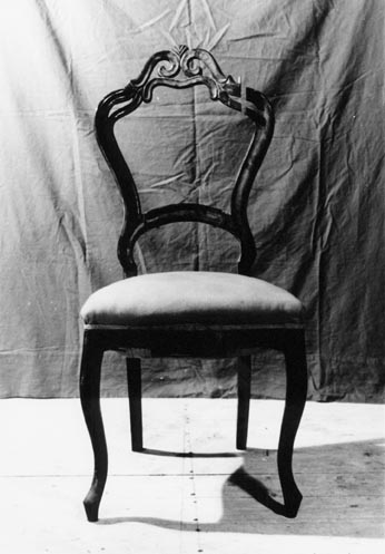 sedia, opera isolata - manifattura lombardo-veneta (metà XIX)