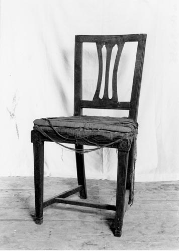 sedia, serie - manifattura lombardo-veneta (prima metà XX)