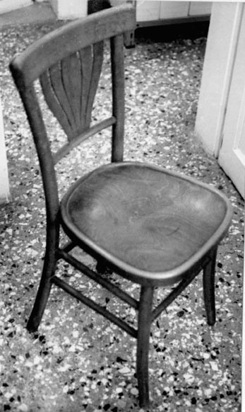 sedia, opera isolata - ambito italiano (prima metà XX)