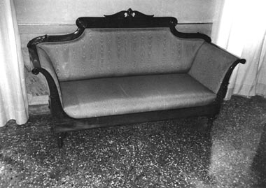 divano, opera isolata - manifattura piemontese (prima metà XIX)