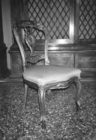 sedia, opera isolata - manifattura lombardo-veneto (metà XIX)