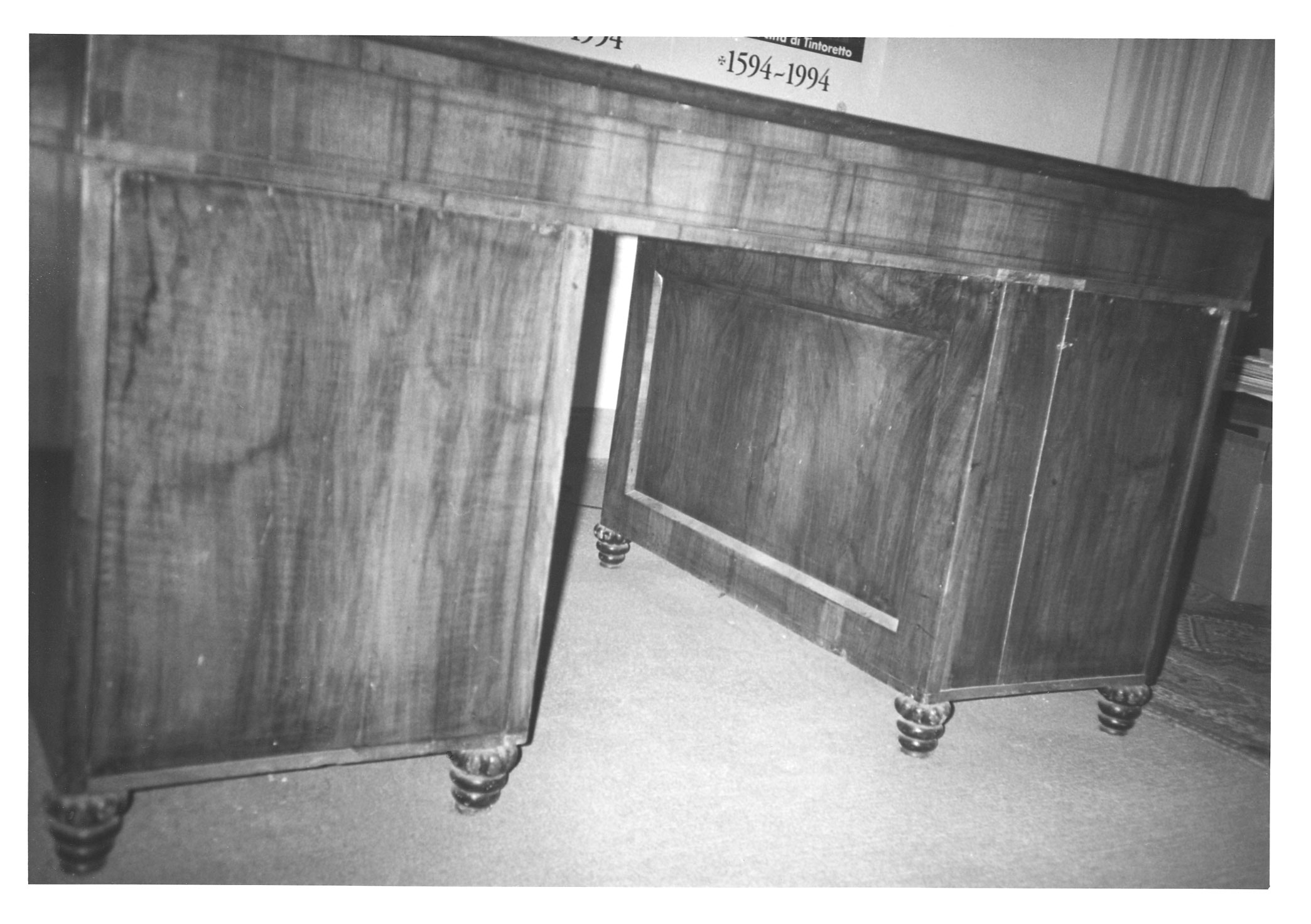 scrivania, opera isolata - manifattura lombardo-veneta (prima metà XIX)