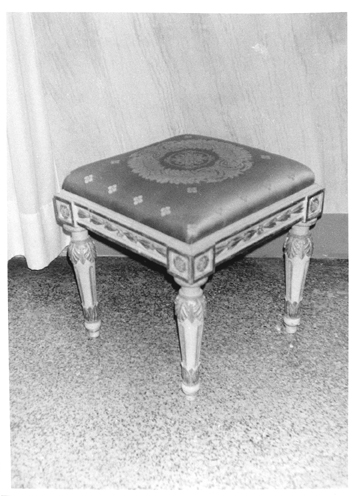 sgabello, serie - manifattura piemontese (prima metà XIX)