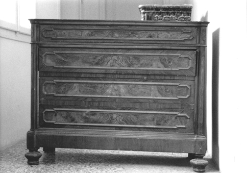 cassettone, opera isolata - manifattura italiana (metà XIX)