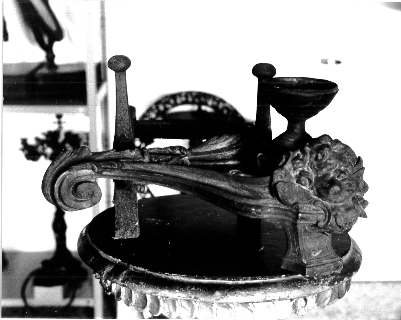 alare, opera isolata - manifattura francese (?), manifattura Italia settentrionale (seconda metà XVIII)