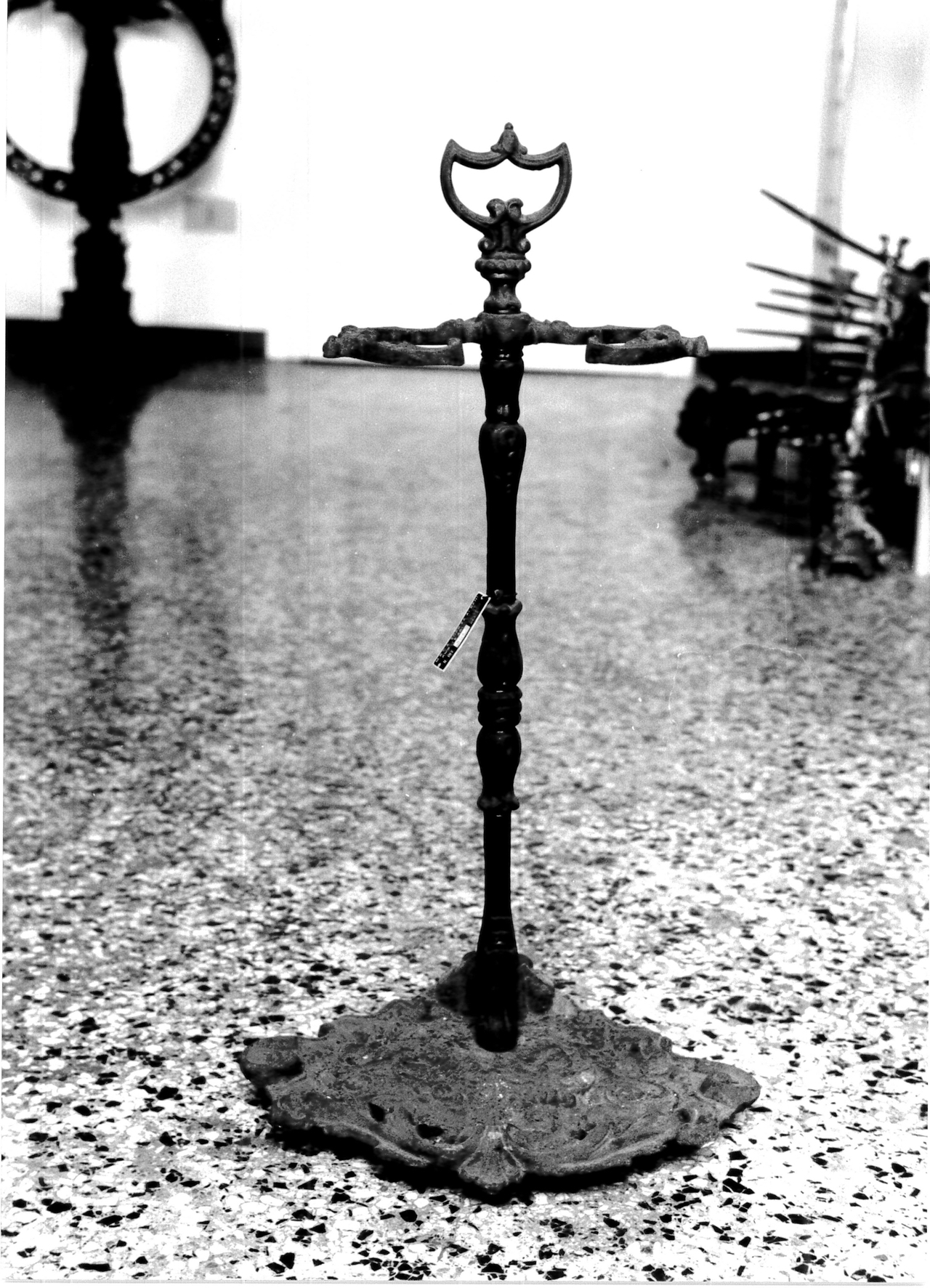 portaferri da camino (?), opera isolata - manifattura Italia settentrionale (metà XIX)