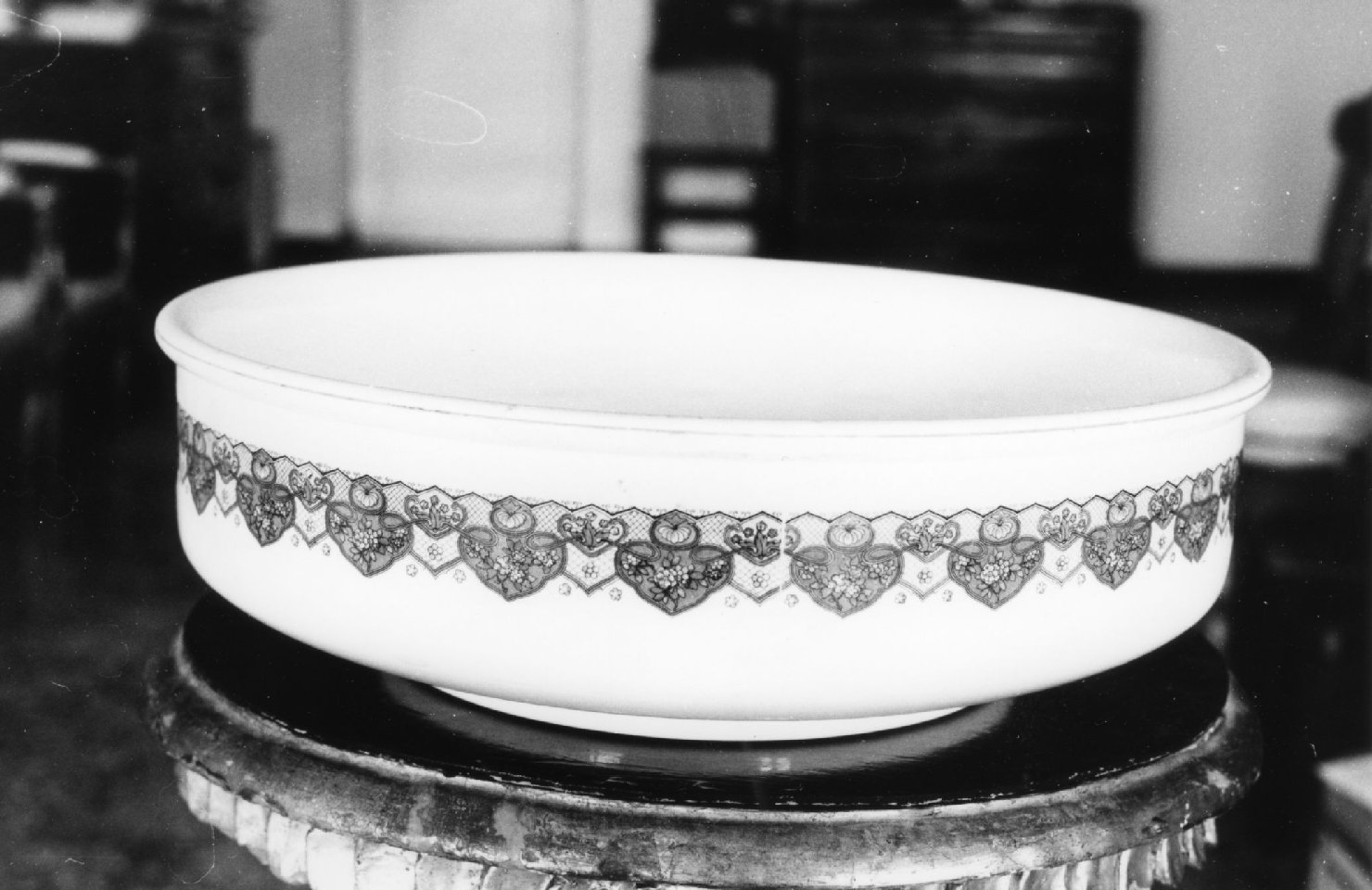 catinella, elemento d'insieme - manifattura fiorentina (secc. XIX/ XX)