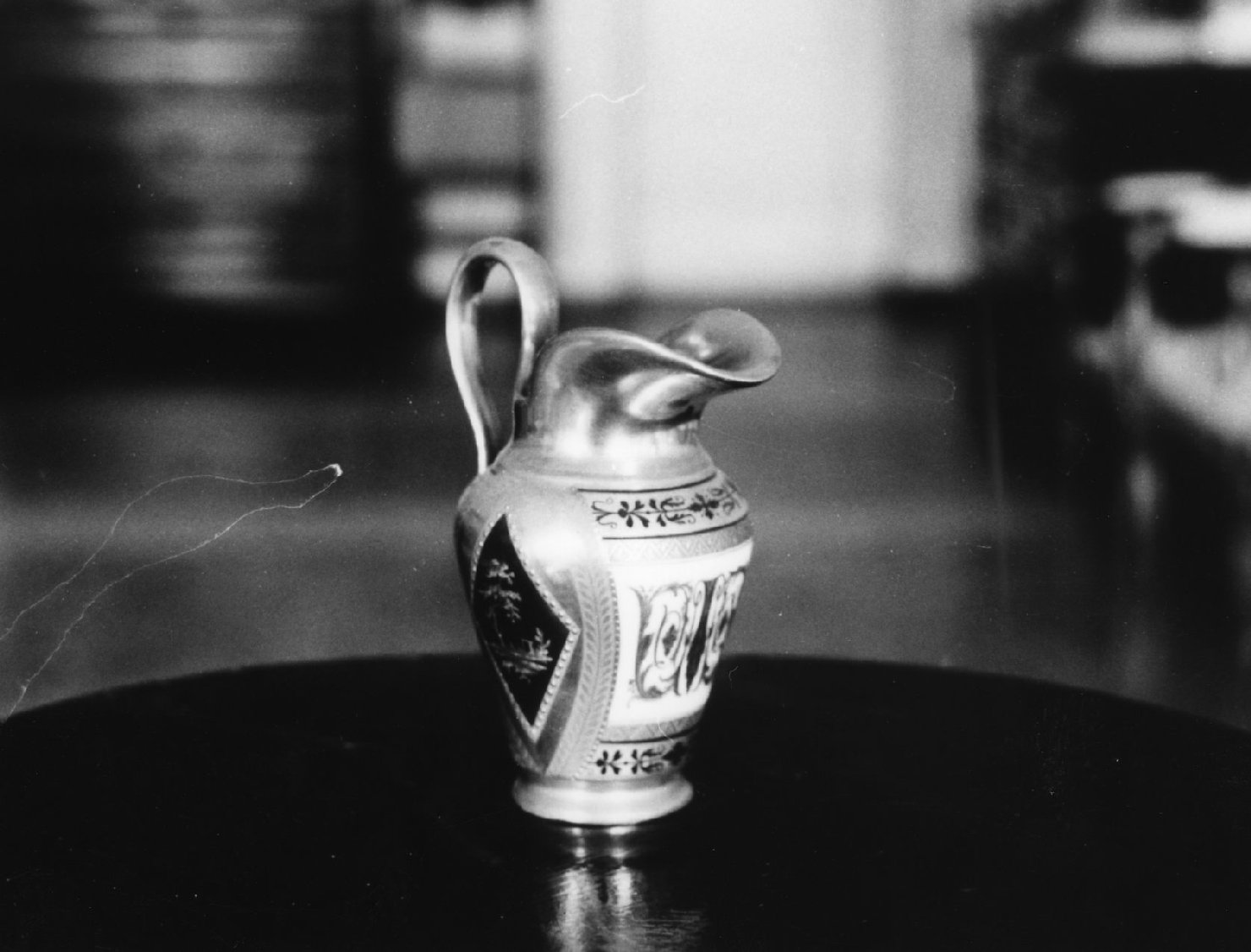 lattiera, elemento d'insieme - manifattura di San Pietroburgo (secc. XVIII/ XIX)