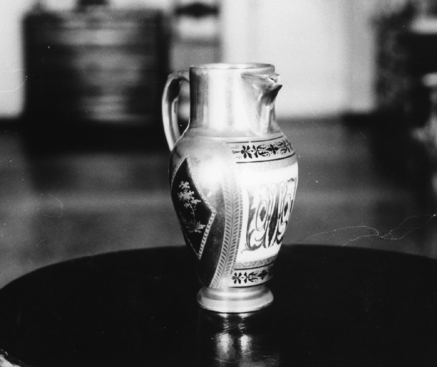 caffettiera, elemento d'insieme - manifattura di San Pietroburgo (secc. XVIII/ XIX)