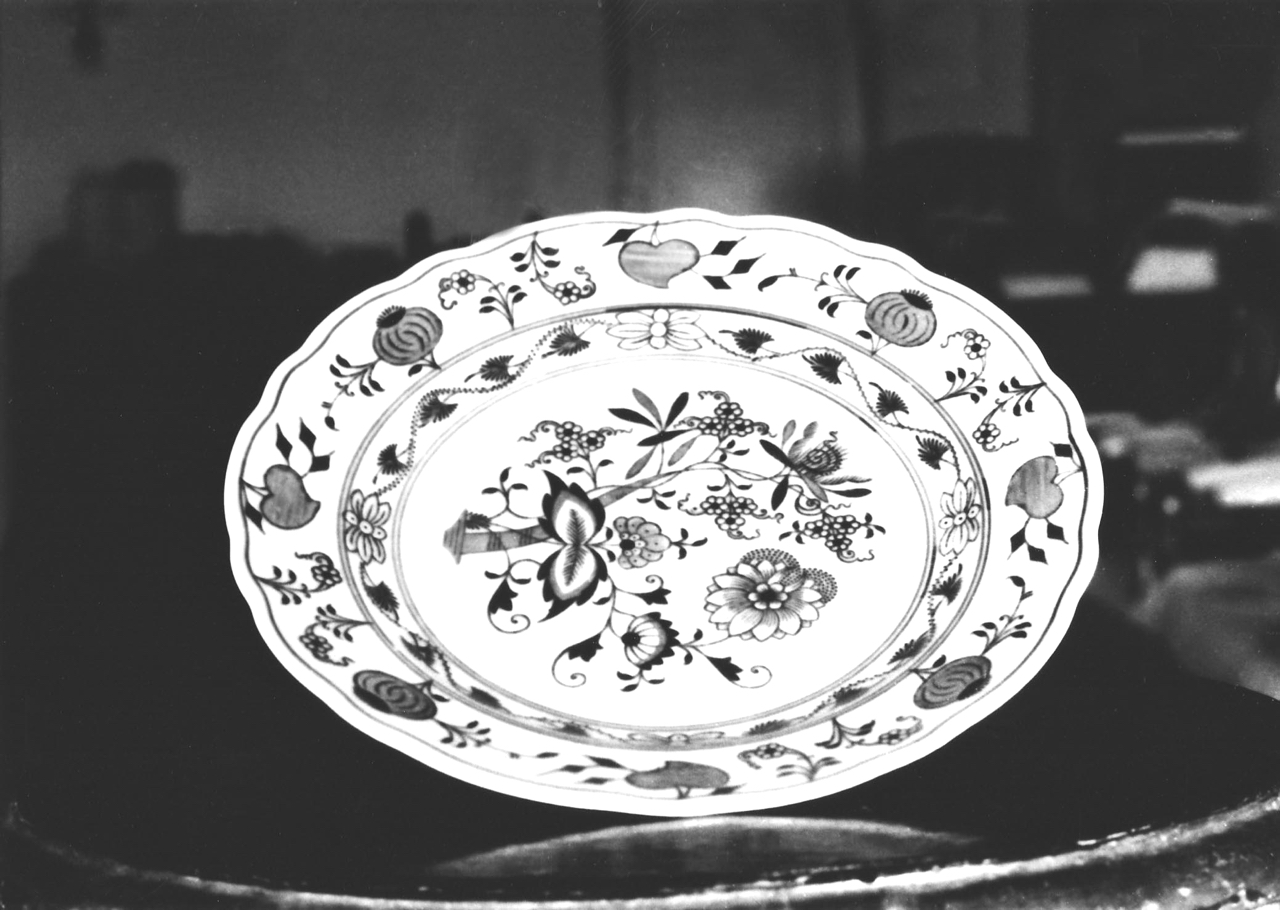 piattino da the', serie - manifattura di Meissen (ultimo quarto XIX)