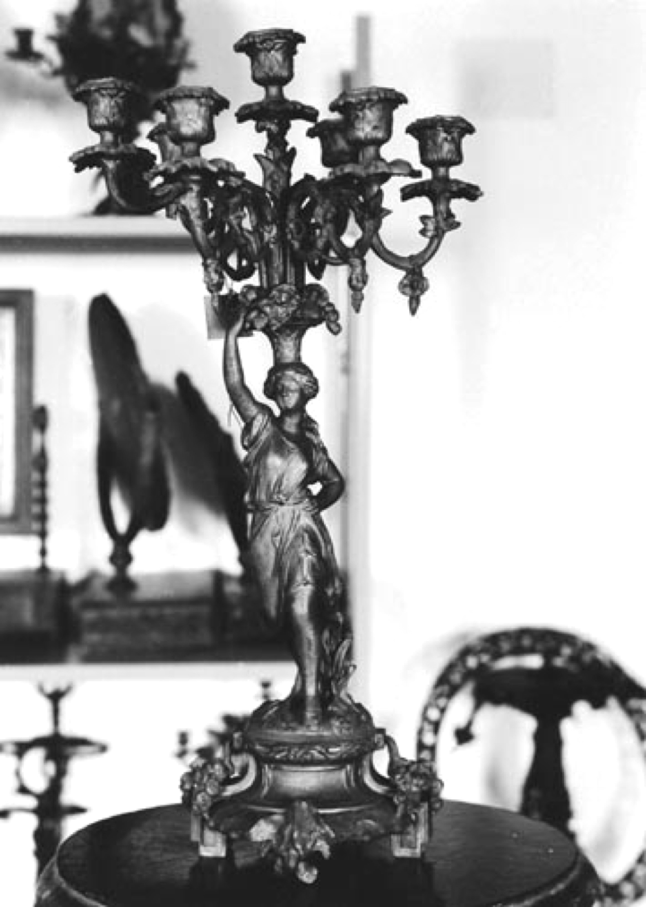 candelabro, serie - manifattura italiana (prima metà XIX)