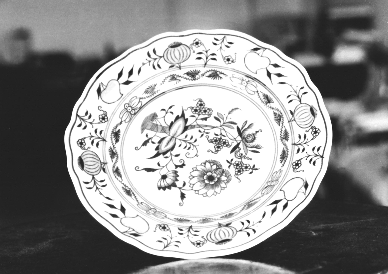 piatto piano, serie - manifattura di Meissen (ultimo quarto XIX)