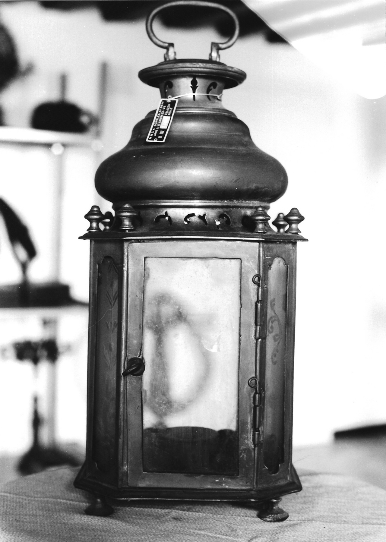 lanterna da gondola, opera isolata - manifattura veneziana (XIX)