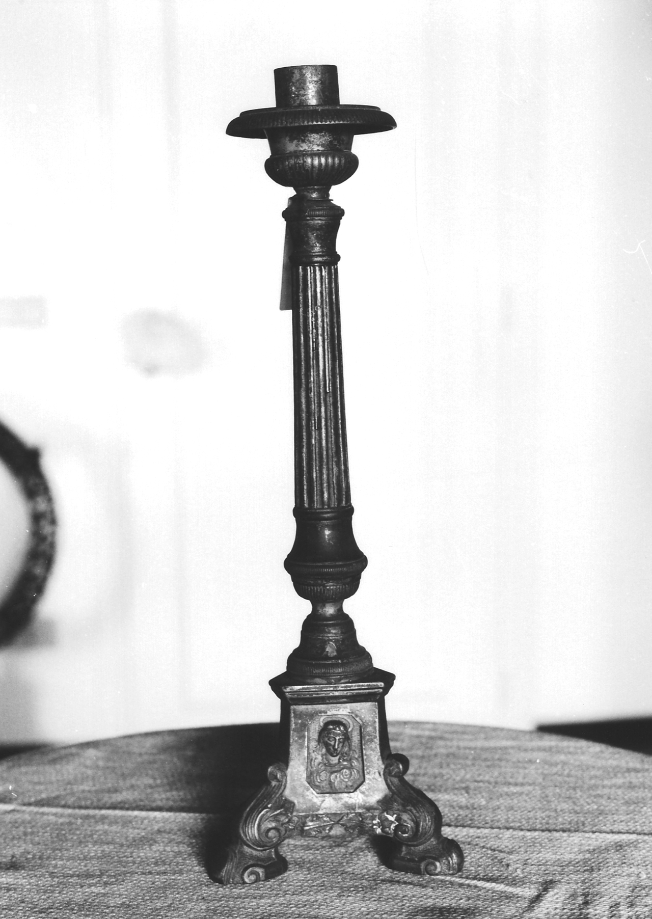 candeliere d'altare, serie - manifattura Italia settentrionale (metà XIX)