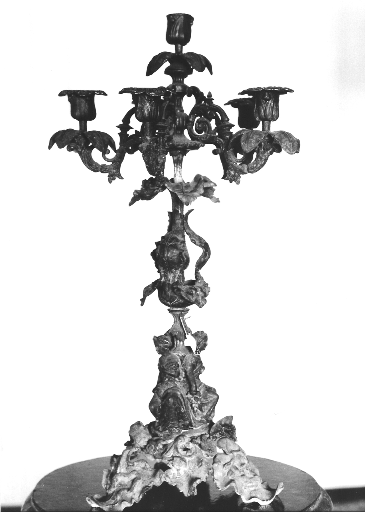 candelabro, serie - manifattura Italia settentrionale (metà XIX)