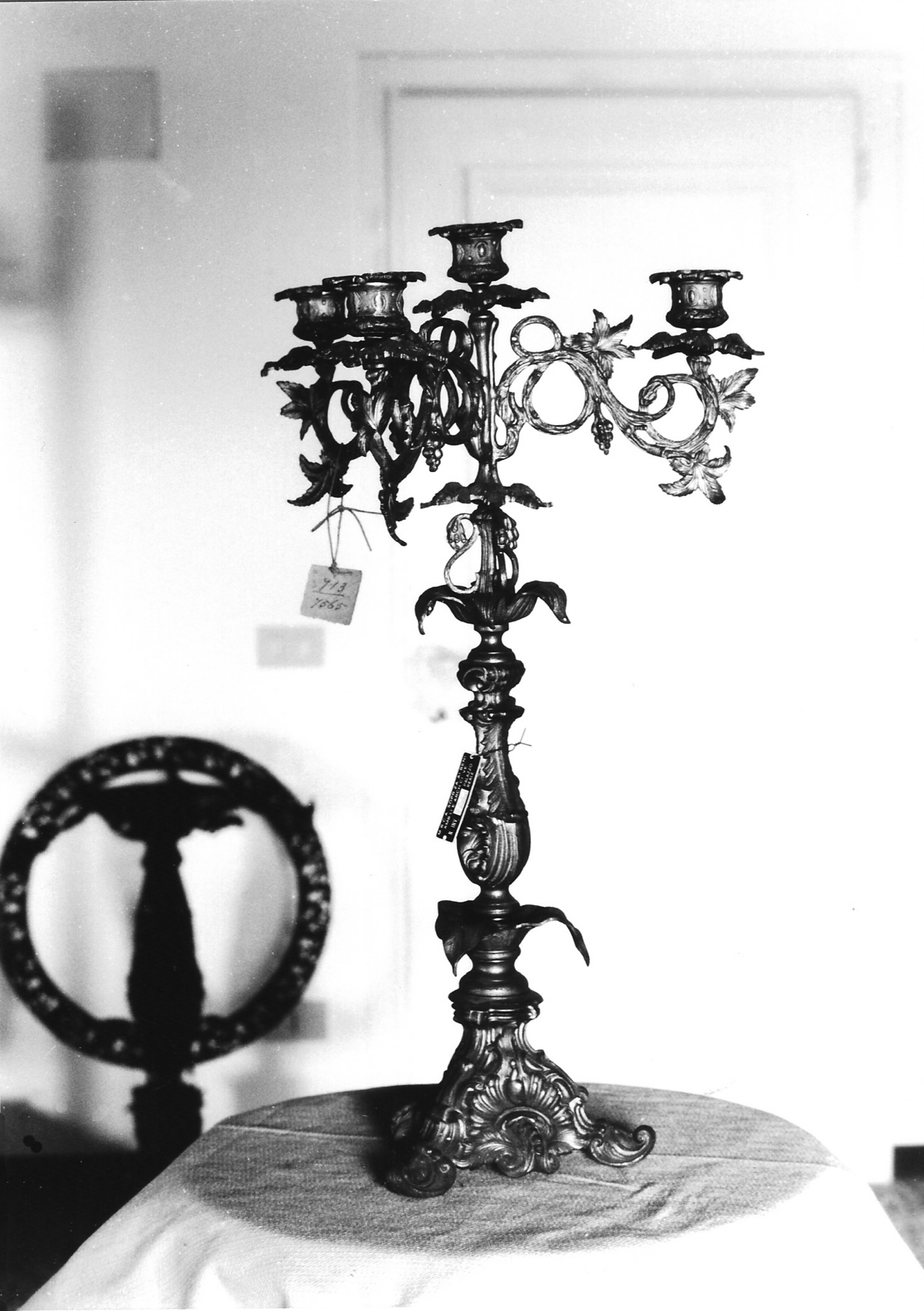 candelabro, serie - manifattura Italia settentrionale (metà XIX)