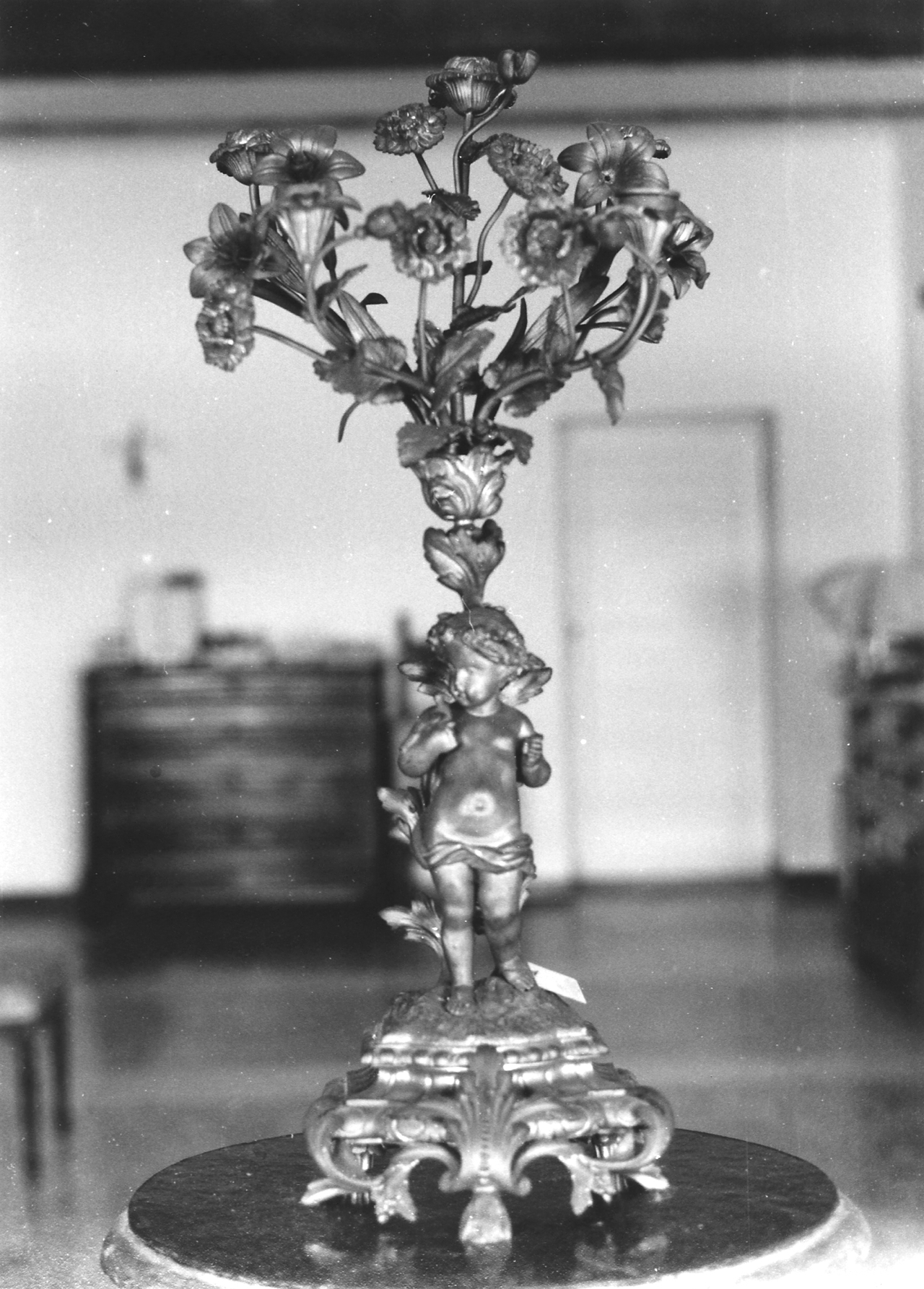 candelabro, serie - manifattura Italia settentrionale (?) (metà XIX)