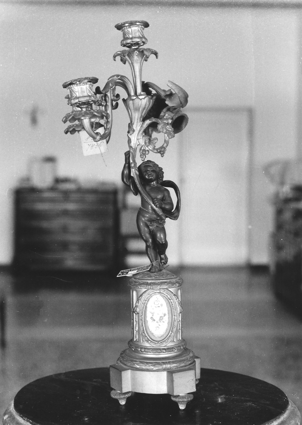 candelabro, serie - manifattura Italia settentrionale (metà XIX)