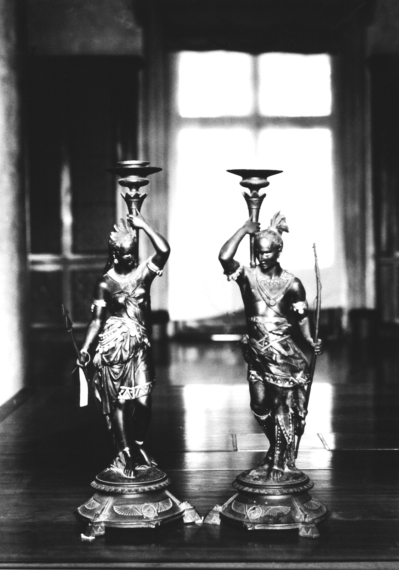 candelabro, serie - manifattura francese (metà XIX)