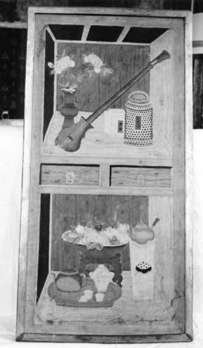 pannello, complesso decorativo - ambito Cantonese (seconda metà XVIII)