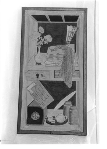 pannello, complesso decorativo - ambito cantonese (seconda metà sec. XVIII)