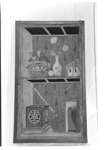 pannello, complesso decorativo - ambito cantonese (seconda metà sec. XVIII)