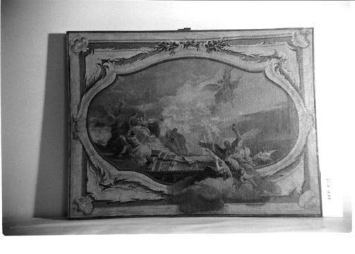 bozzetto per soffitto (dipinto, opera isolata) - scuola veneta (seconda metà sec. XVIII)