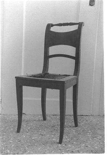 sedia, opera isolata - manifattura veneta (prima metà sec. XIX)