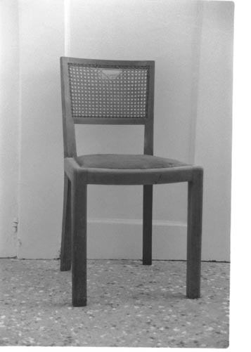 sedia, opera isolata - manifattura italiana (prima metà sec. XX)