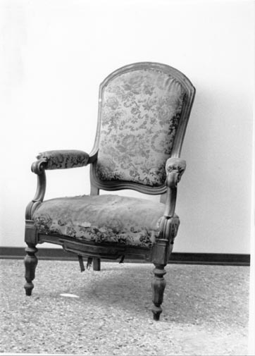 poltrona, opera isolata - manifattura Italia settentrionale (metà sec. XIX)