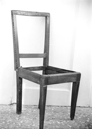 sedia, opera isolata - manifattura lombardo-veneta (prima metà sec. XIX)