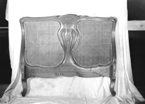 testiera di letto, opera isolata - manifattura italiana (fine/ inizio sec. XIX\ XX)