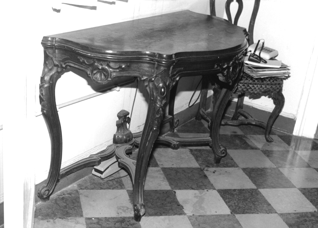 console, opera isolata - manifattura lombardo-veneta (metà XIX)