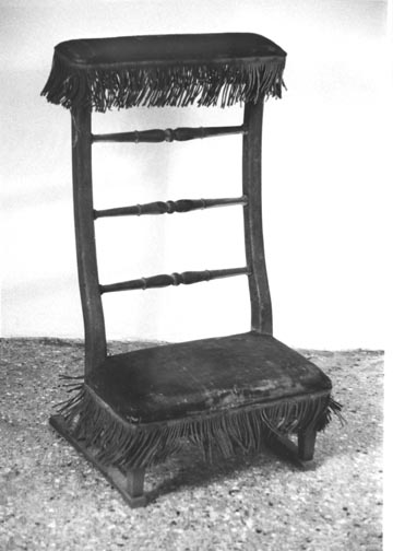 inginocchiatoio, serie - ambito italiano (seconda metà sec. XIX)