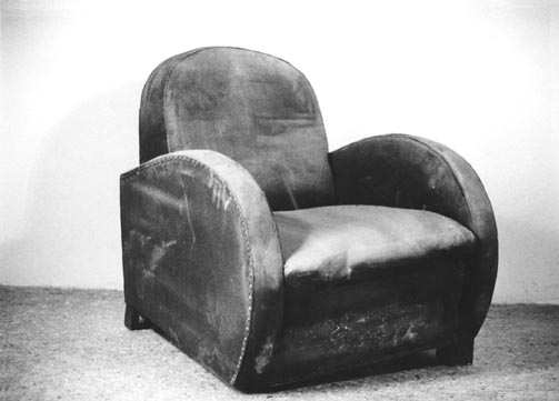 poltrona, opera isolata - ambito italiano (prima metà sec. XX)