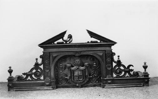 cimasa, elemento d'insieme - ambito Italia settentrionale (seconda metà sec. XIX)