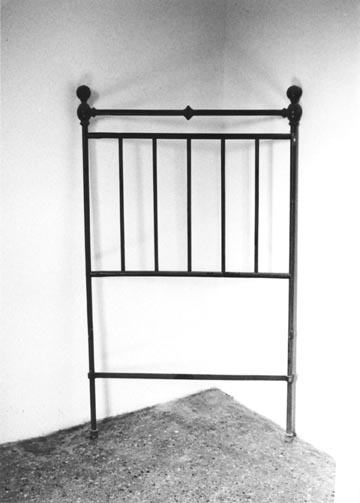 testiera di letto, opera isolata - ambito italiano (fine/ inizio sec. XIX\ XX)