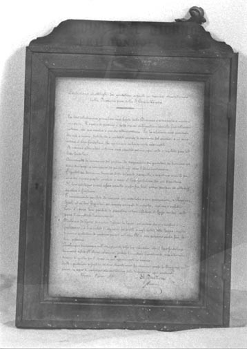 Condizioni ed obblighi dei gondolieri assunti in servizio straordinario dalla Direzione provinciale della Real Casa in Venezia, ordine del giorno per i gondolieri (bacheca, opera isolata) - ambito veneziano (inizio sec. XX)