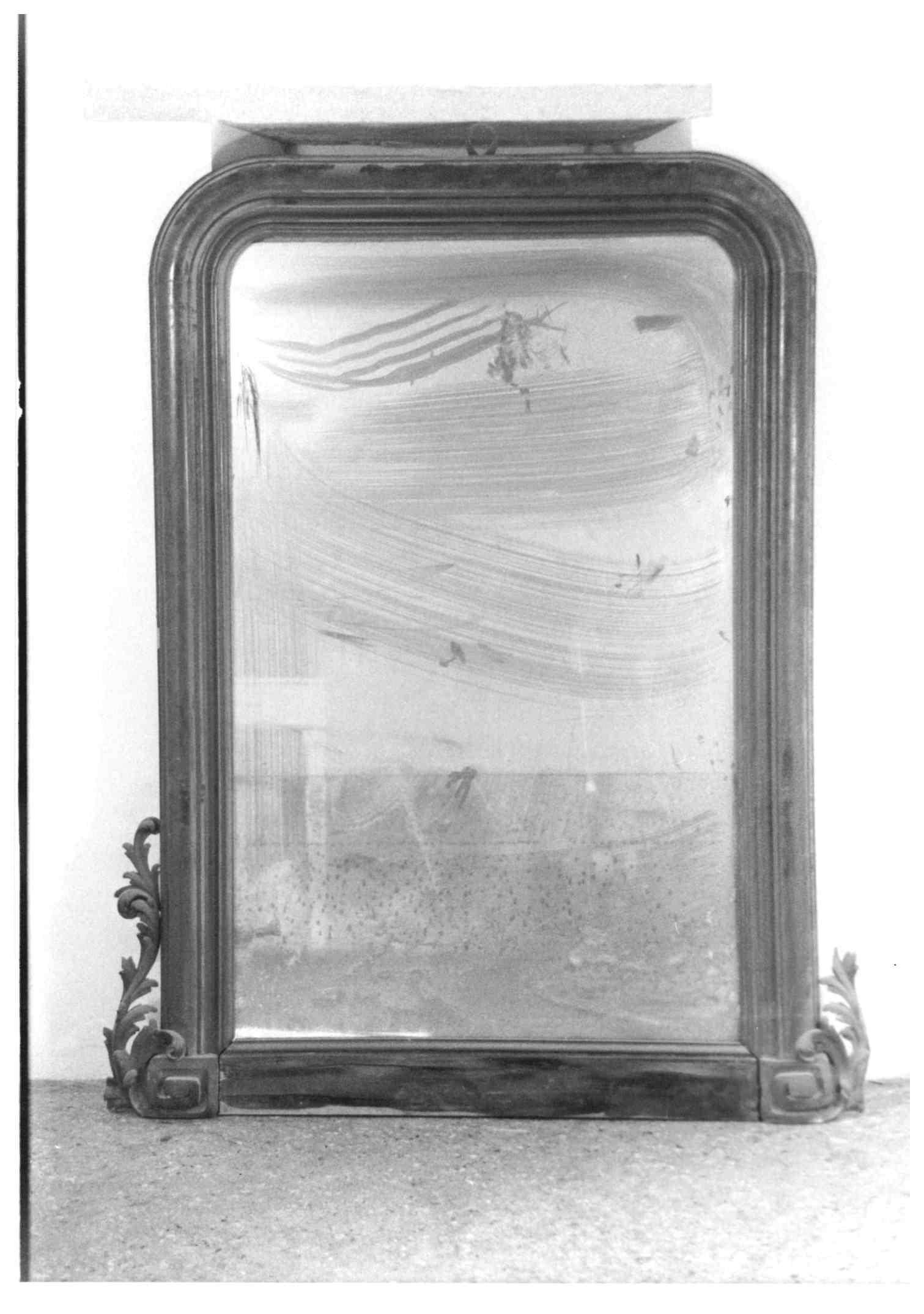 specchiera, opera isolata - ambito Italia settentrionale (metà sec. XIX)