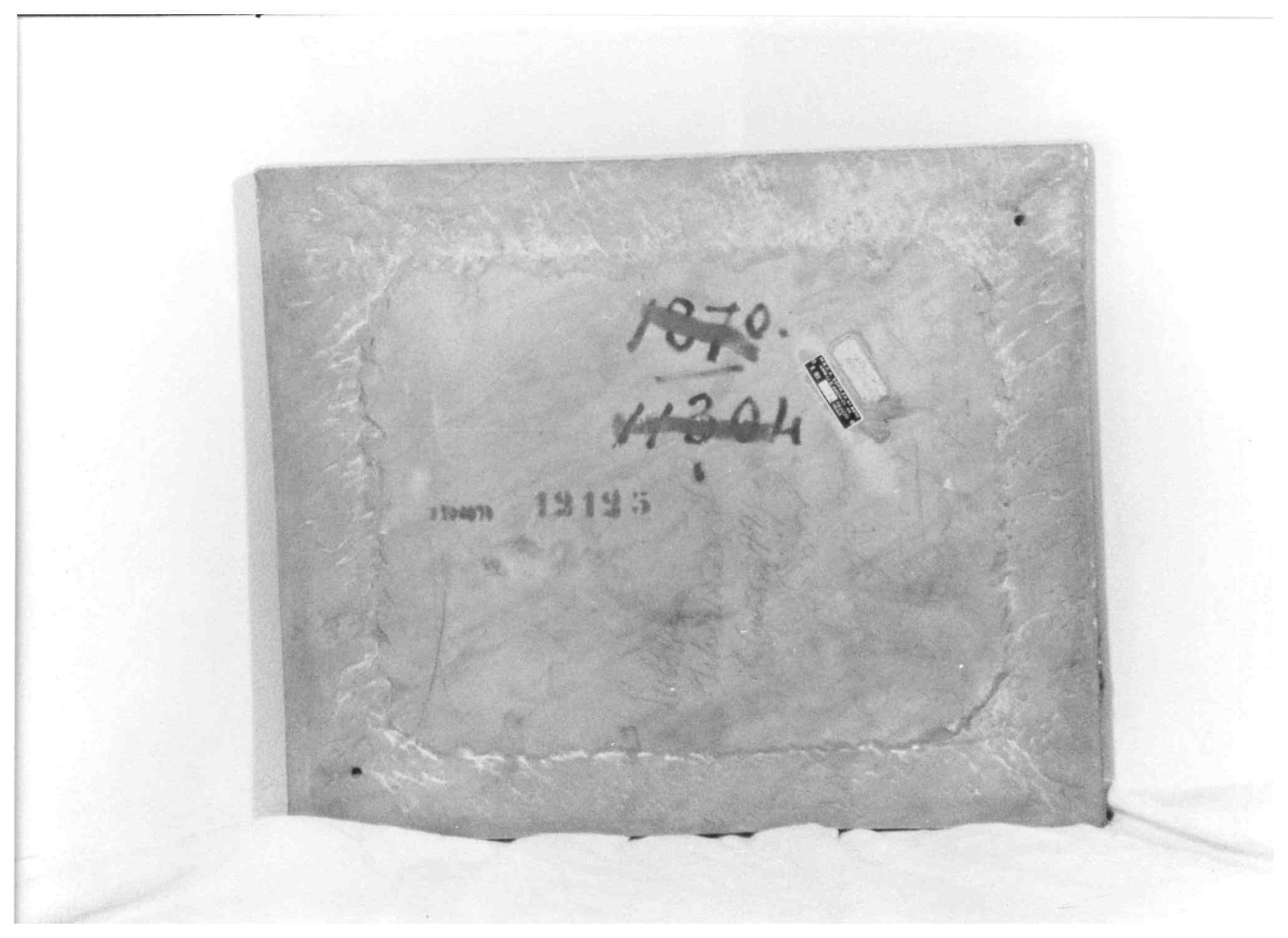 tavolo, frammento - ambito italiano (prima metà sec. XIX)