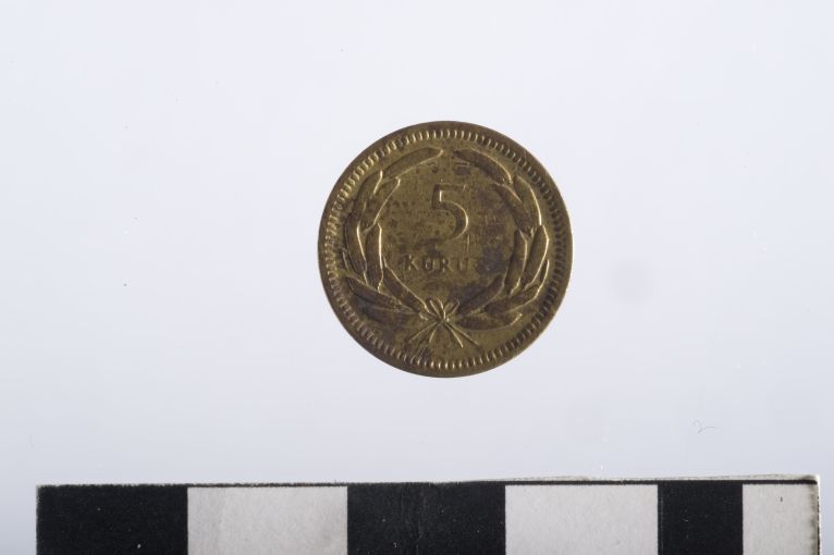 moneta - 5 kurus - ambito turco (sec. XX d.C)