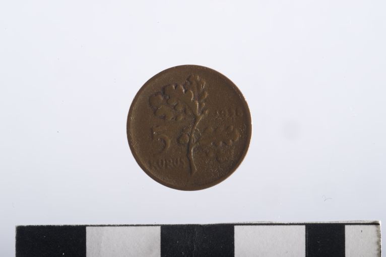 moneta - 5 kurus - ambito turco (sec. XX d.C)