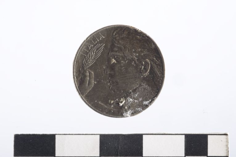 moneta - 20 centesimi - ambito Regno d'Italia (sec. XX d.C)