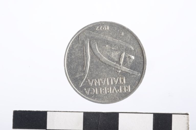 moneta - 10 lire - produzione Repubblica Italiana (sec. XX d.C)