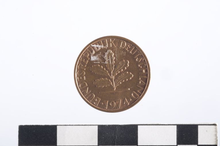 moneta - 2 pfenning - ambito tedesco (sec. XX d.C)