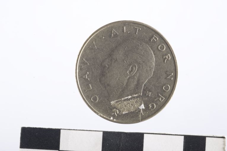 moneta - 1 corona - ambito norvegese (sec. XX d.C)