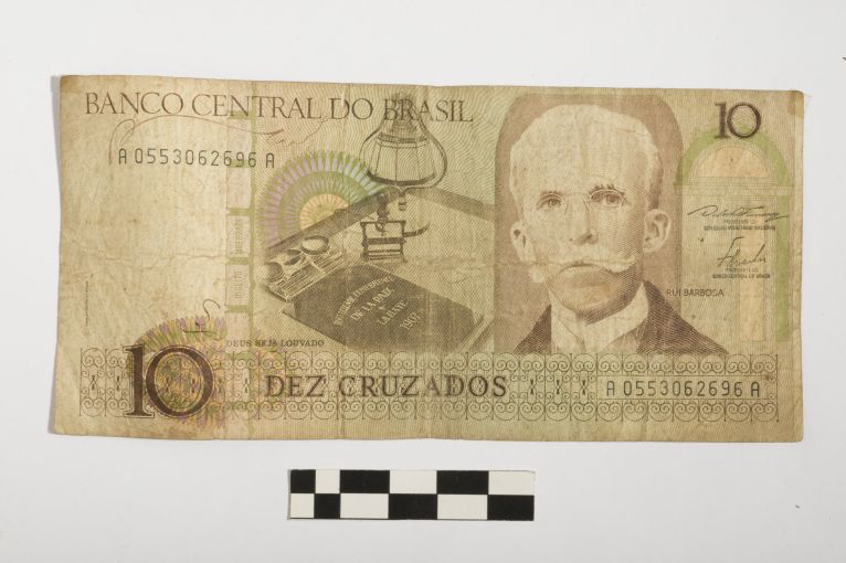 banconota - 10 cruzados - Repubblica Federale del Brasile (sec. XX d.C)