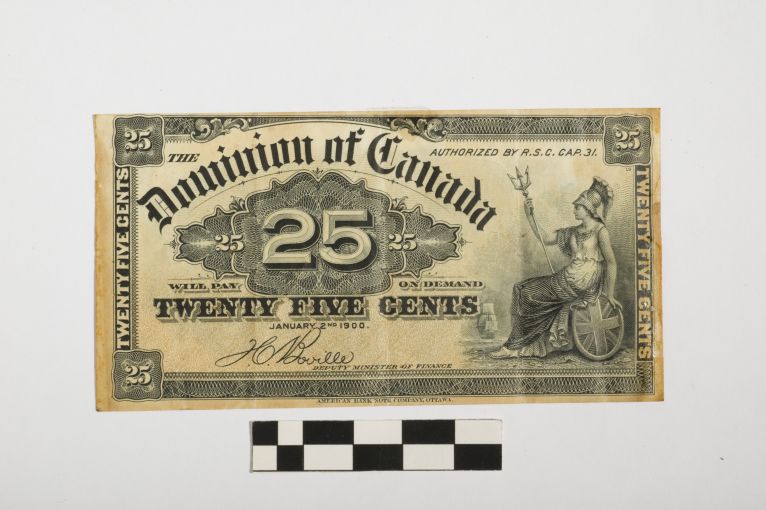 banconota - 25 cent (sec. XX d.C)