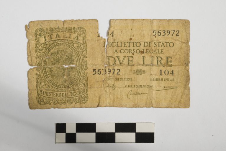 biglietto di stato - 2 lire - Regno d'Italia (sec. XX d.C)
